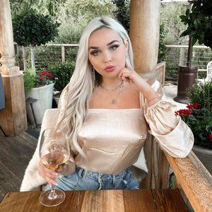 ASTR The Label Pink Bodysuit